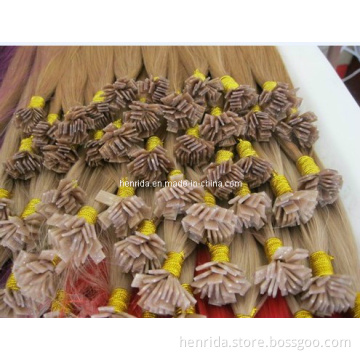 Flat Tip Hair Extension, Flat Nail Hair Extension